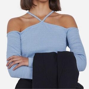 AMAZON Around the Neck Blue Strap Shirt